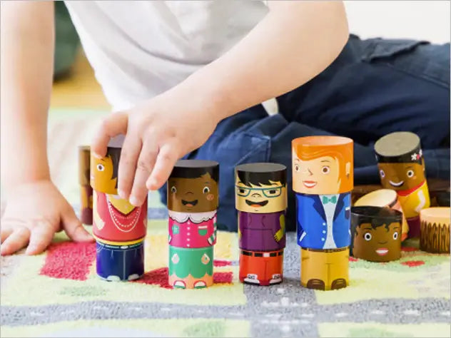 Diverse Friends Magnetic Building Doll Set - back in stock!