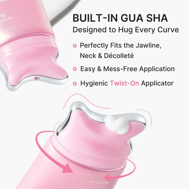 Medicube [NEW] PDRN Collagen Gua Sha for Fine Lines, Jawline, Neck, Décolleté Cream 90g | Anti-Aging Neck Firming Cream with Volufiline 5% & Built-In Gua Sha Applicator for Wrinkles, Tightening & Sculpted Décolleté
