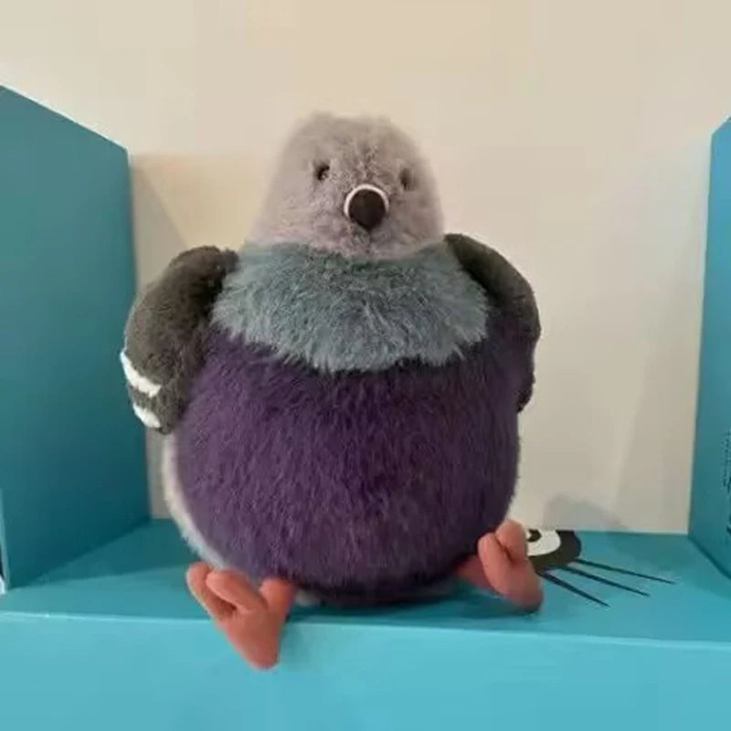 Funny Fat Pigeon Plush Pillow Super Soft bird Plush toy for Bed Sofa Office Non-Slip Machine Washable Cute Home Decor Gift