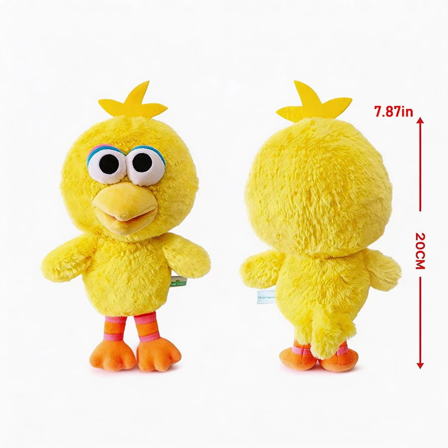 20cm Classic Sesame Street Plush Toy Stuffed Toy Big Bird Elmo Cookie Monster Oscar Official Licensed Soft Doll Lovely Gift
