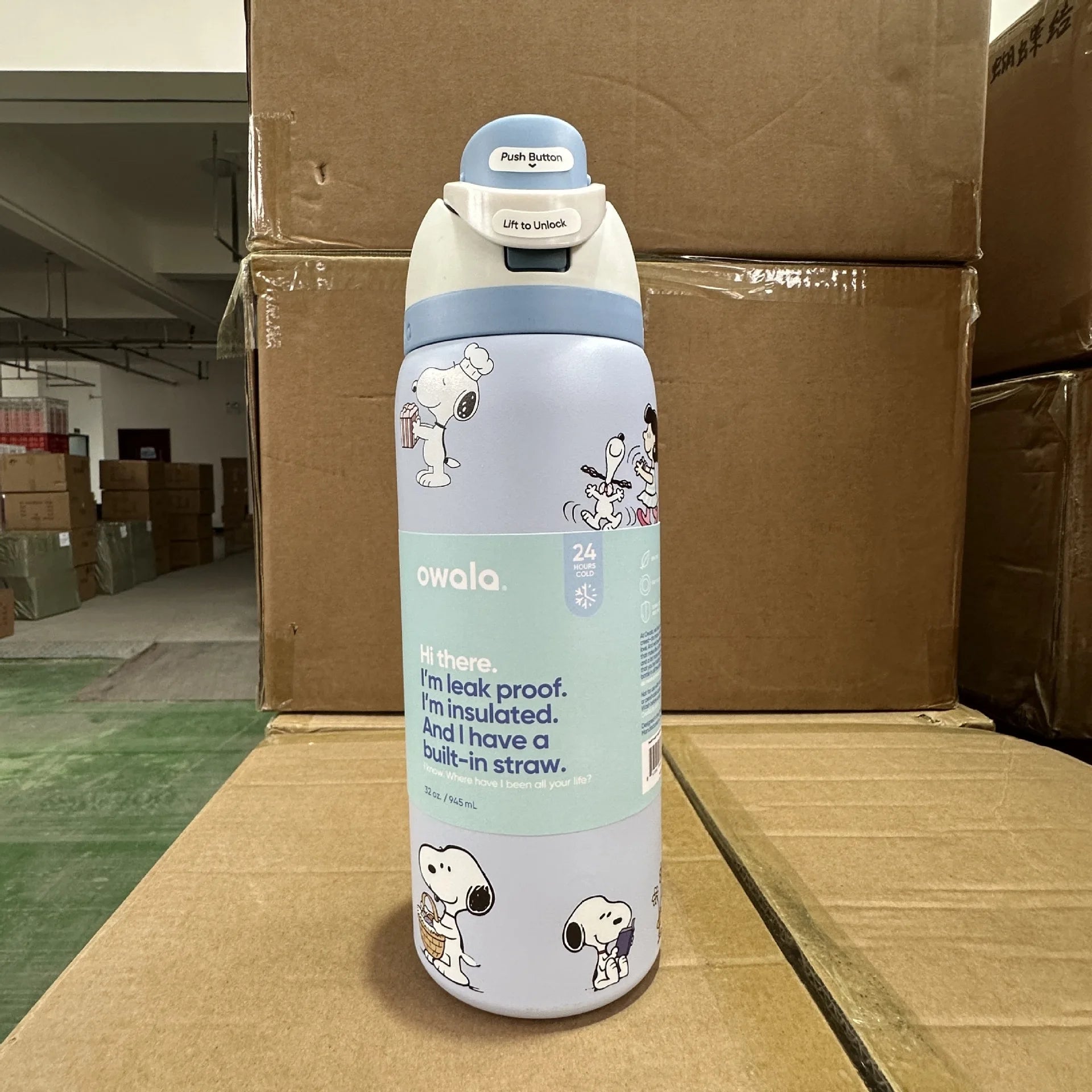 Snoopy Owala Insulated Cup