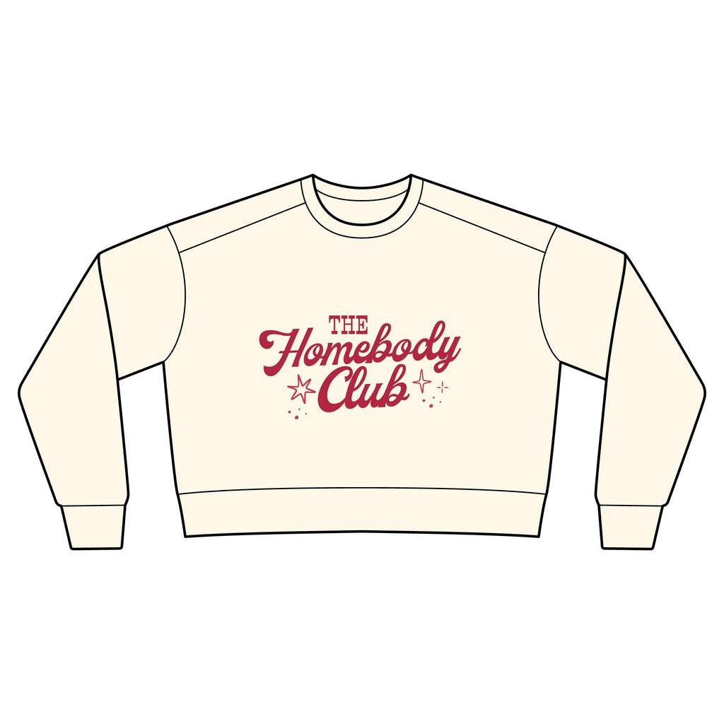 Women's Garment-Dyed Mid-Length Crewneck Sweatshirt