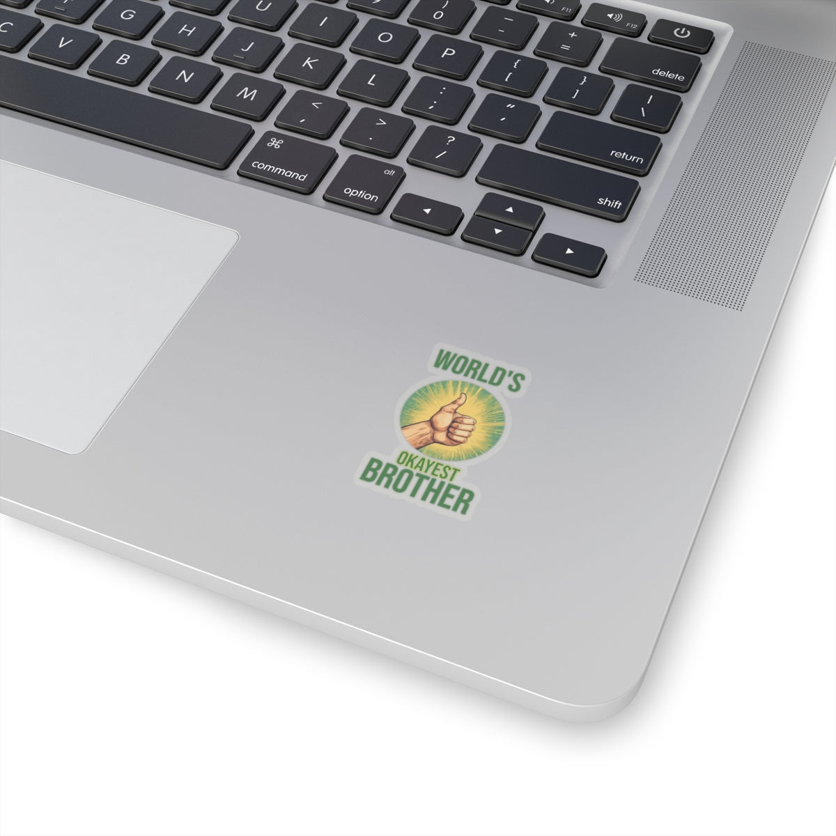 World's Okayest Brother Kiss-Cut Stickers