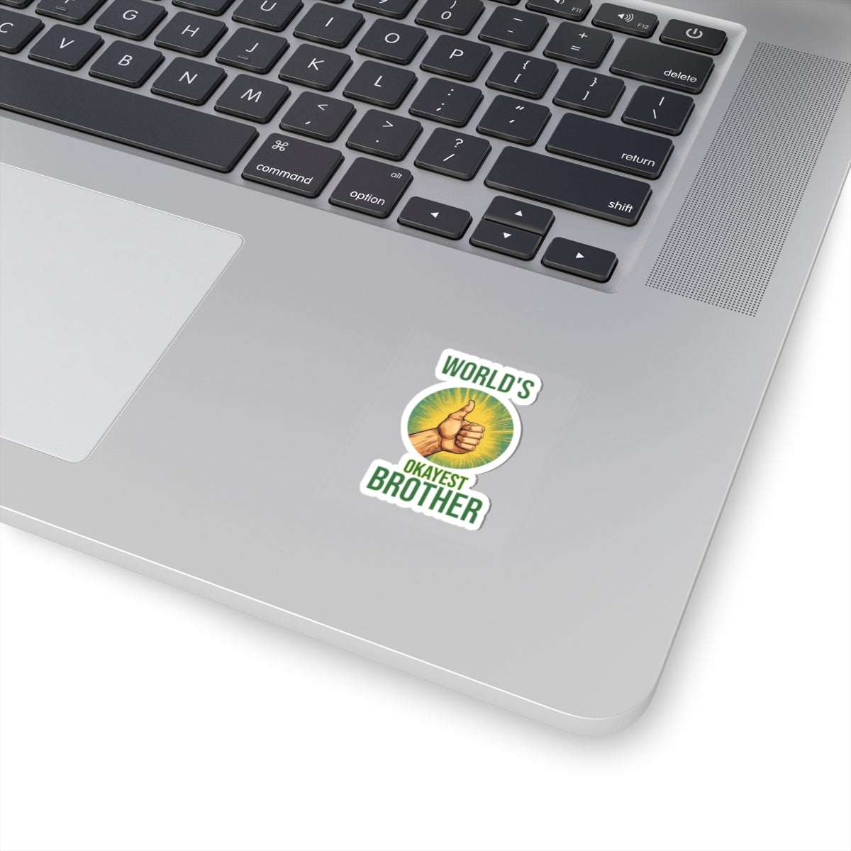 World's Okayest Brother Kiss-Cut Stickers
