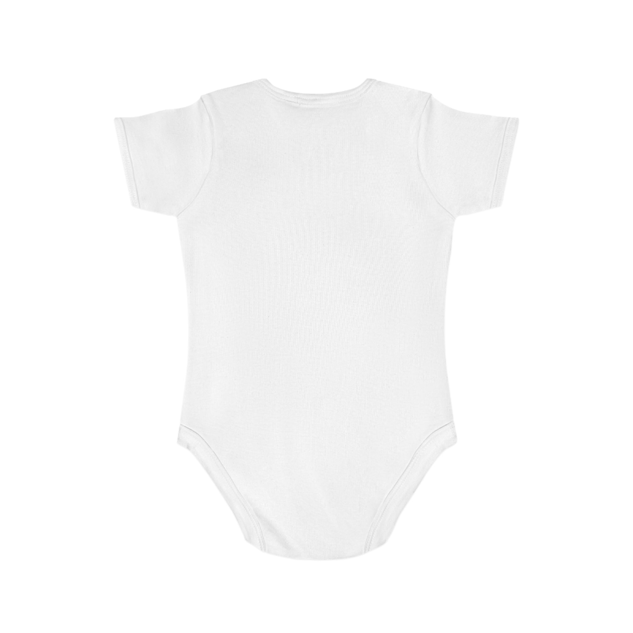 Mom Heart Banner baby bodysuit | tattoo style infant onesie