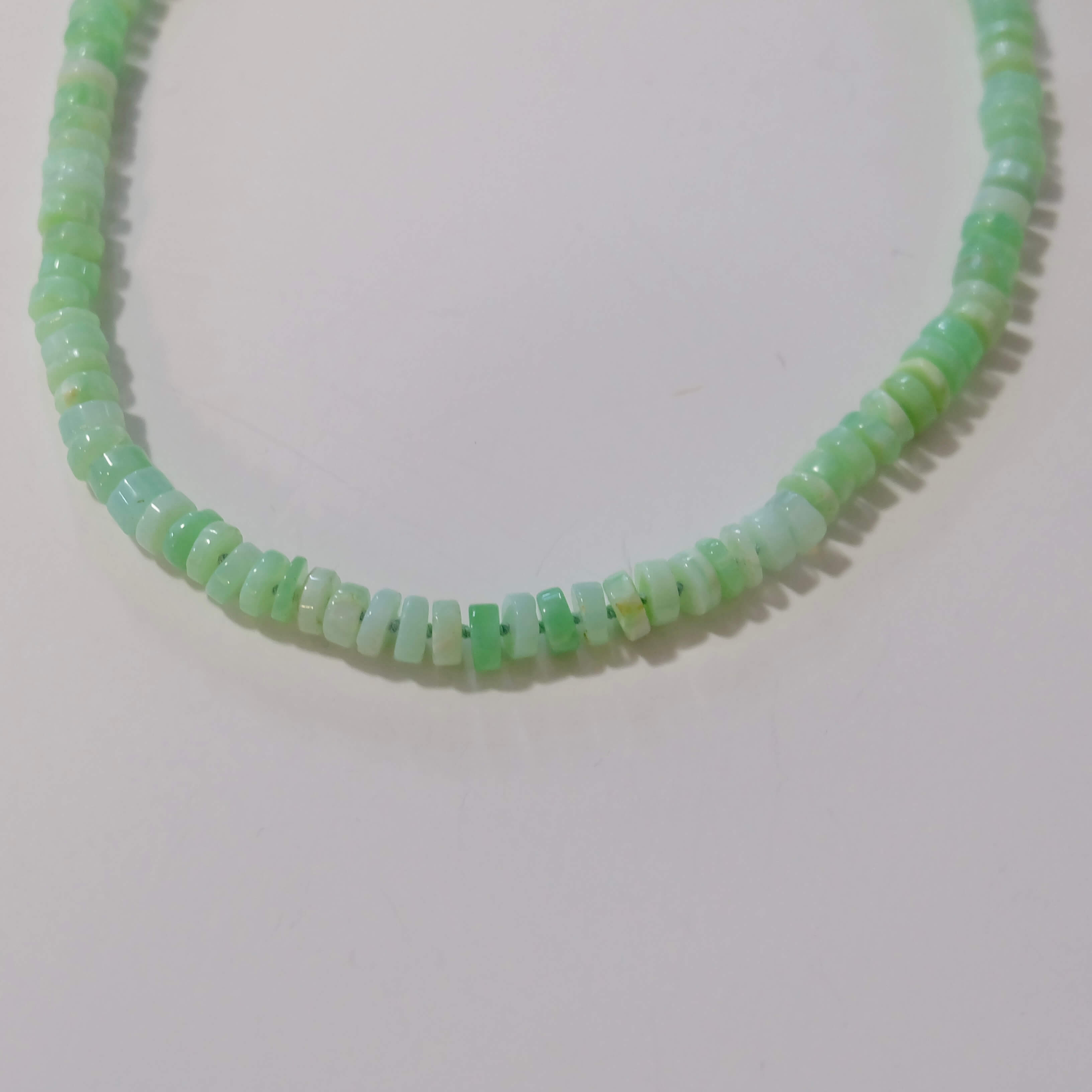 14K Gold-Filled Green Opal Candy Necklace