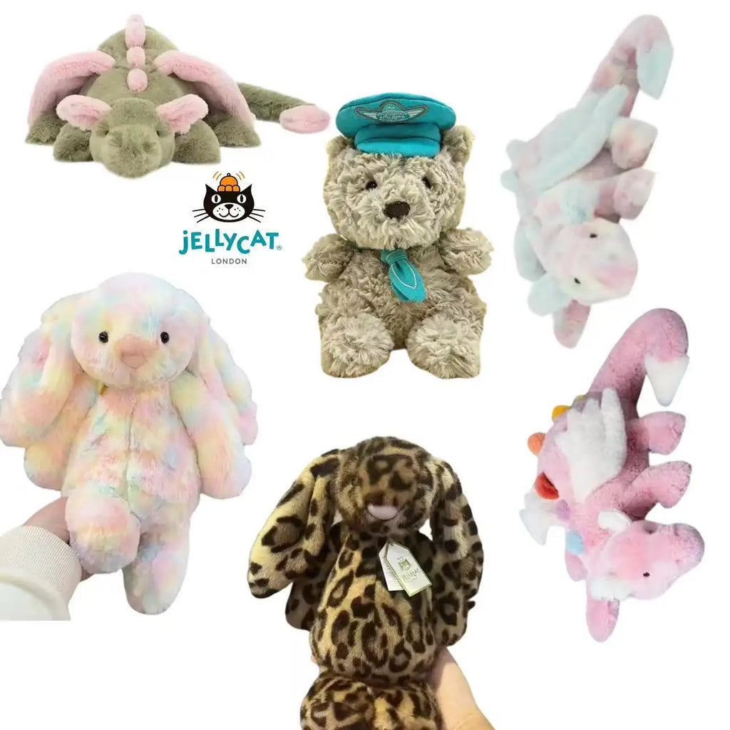 JELLYCAT Plush Toys JC PlushToys: Love Series; Rabbit Series; Dragon Series;Turtle Series;Bear Series;Clover and Other Dolls2026