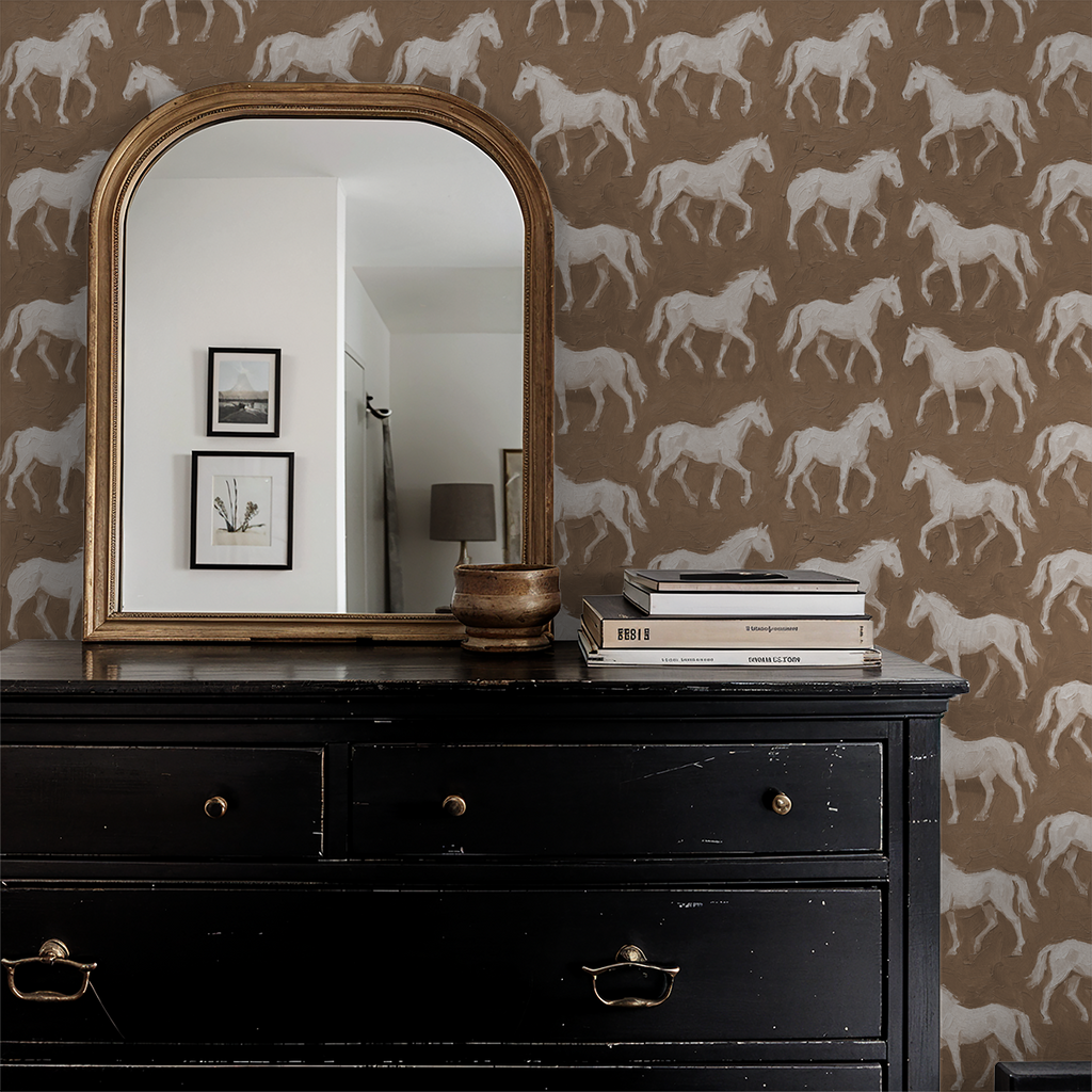 Canyon Canter (Brown) Wallpaper