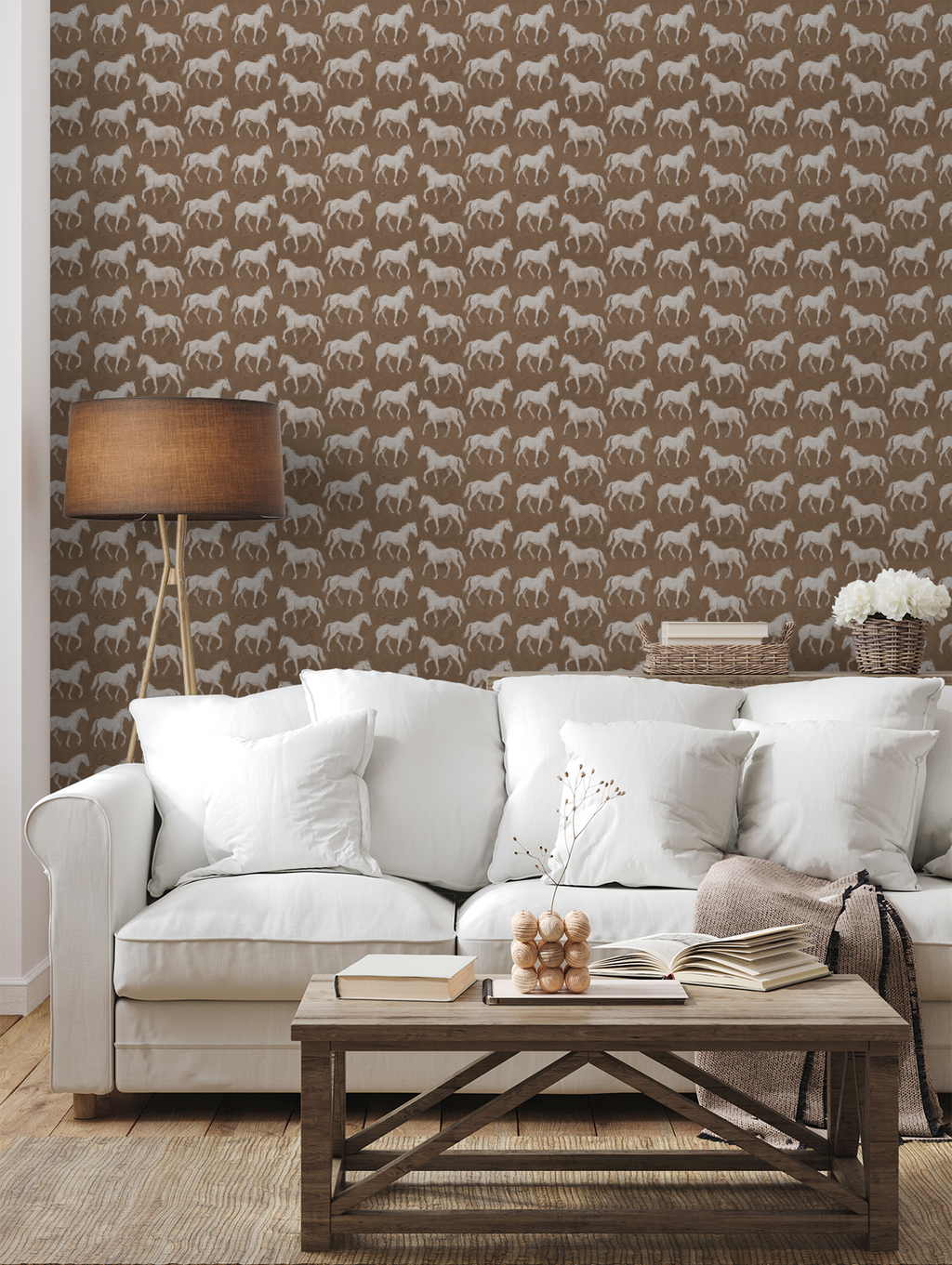 Canyon Canter (Brown) Wallpaper