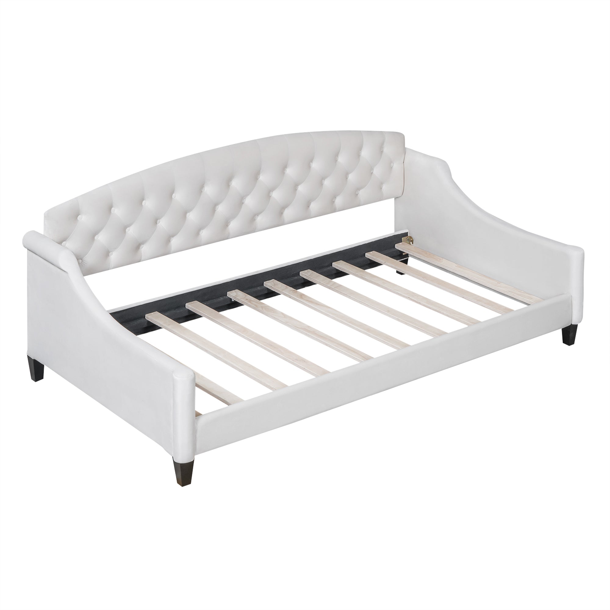 Modern Luxury Tufted Button Daybed - Twin - Beige