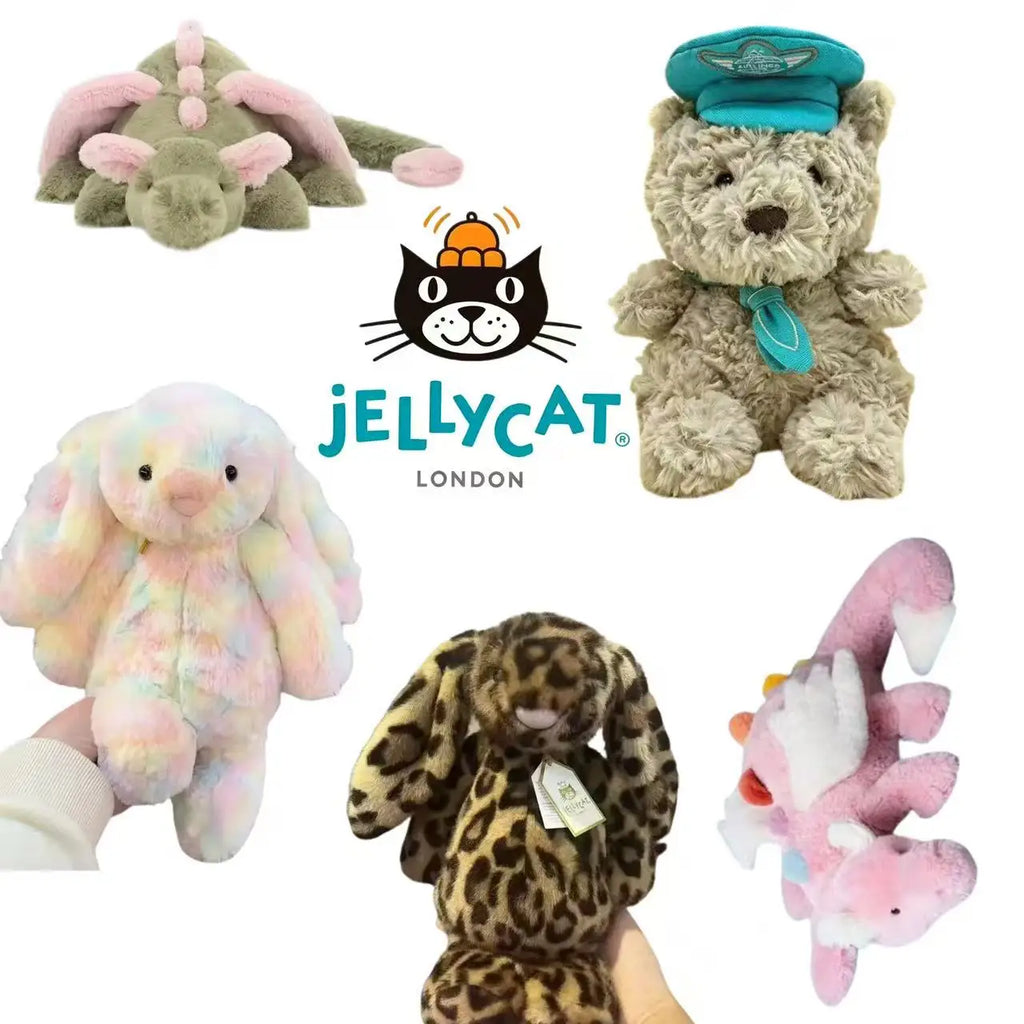 JELLYCAT Plush Toys JC PlushToys: Love Series; Rabbit Series; Dragon Series;Turtle Series;Bear Series;Clover and Other Dolls2026