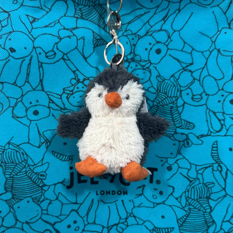 High quality cotton candy plush keychain, sky dragon, croissant toy JC bag charm cake little bear plush keychain decoration gift