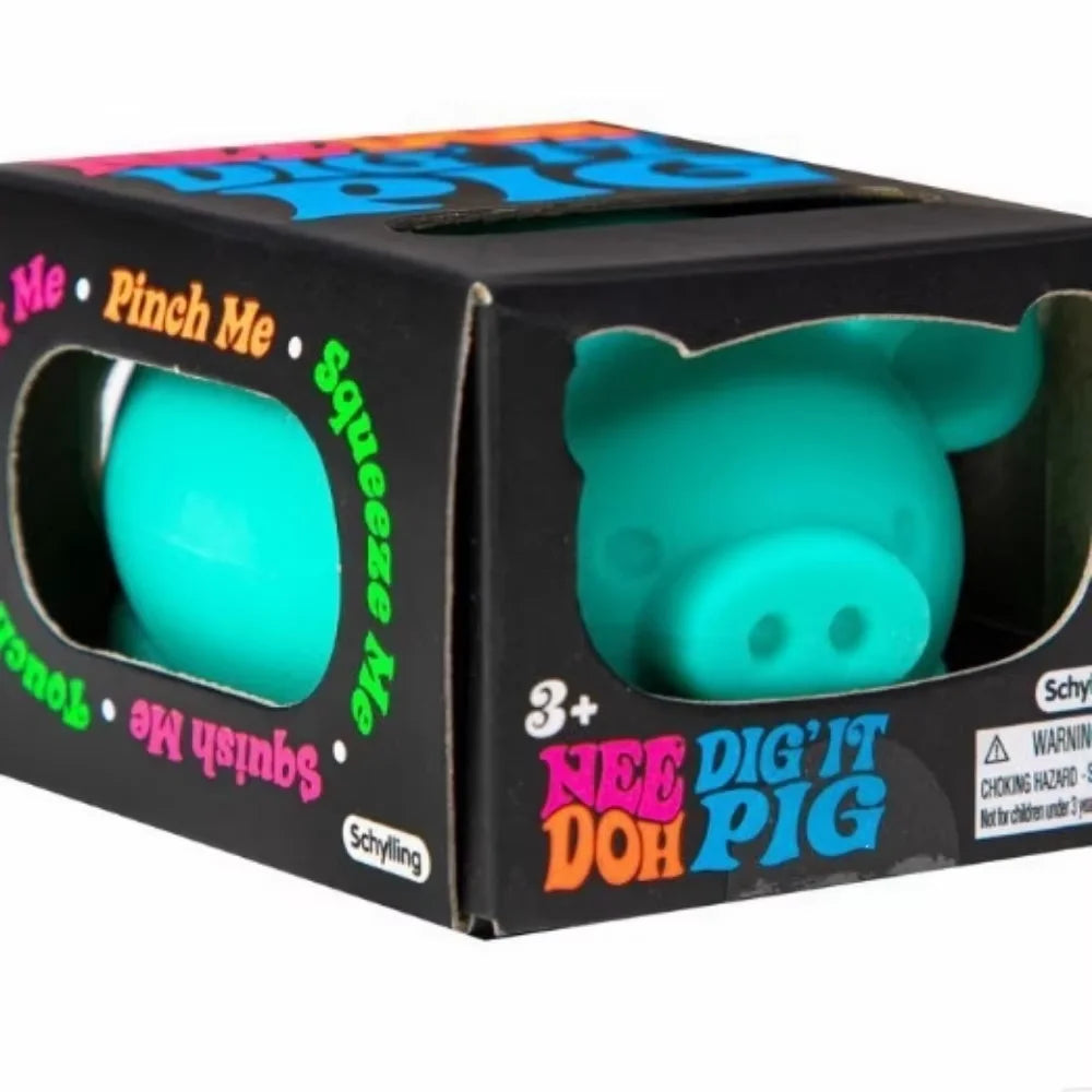 NeeDoh Little Pig Blind Box Series Desktop Ornament Stress Relief Toys Suitable For People Under Pressure Fun Soft Stress Ball
