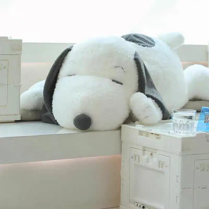 Snoopy Plush Sofa Decoration Kawaikatong Snoopy Doll Pillow Sleeping On The Bed Dog Plush Doll Pillow Gift for Women