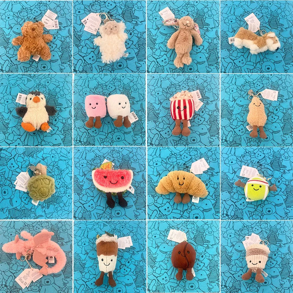 New UK Limited Edition Tea Bag Marshmallows Cartoon Doll Cat Interactive Toy Pet Girl Gift Graduation Season Gift Keychain