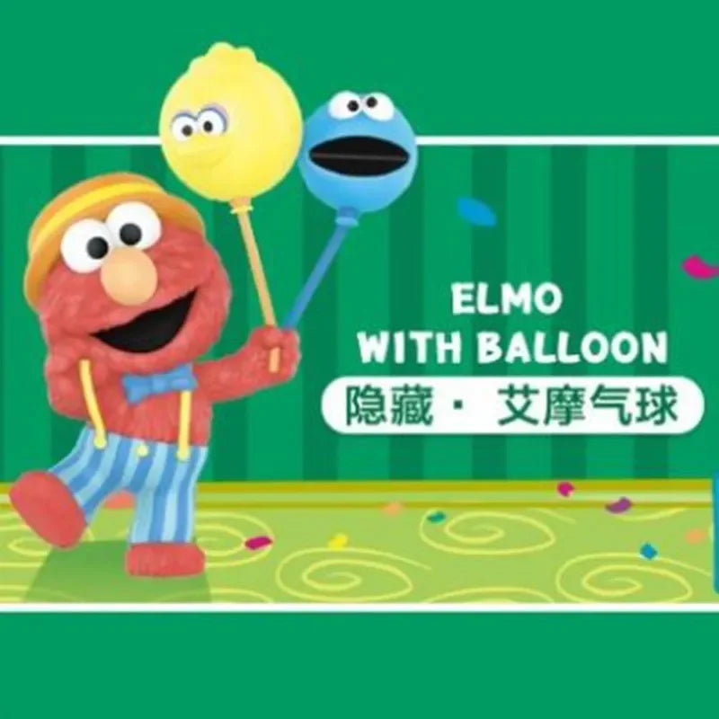 POP MART Sesame Street Party Series Blind Box Toys Kawaii Anime Action Figure Surprise Genuine Original Mystery Box Girls Gift