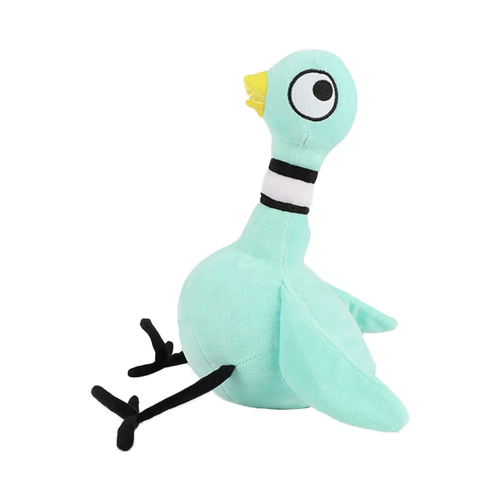 25cm Don't Let the Pigeon Drive the Bus Mo Willems Pigeon Plush Toy Movie Stuffed Animals Toys for Kids Birthday Gift Room Decor