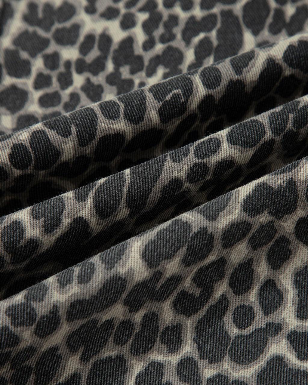 Naeve Leopard Print High Waist Barrel Jeans