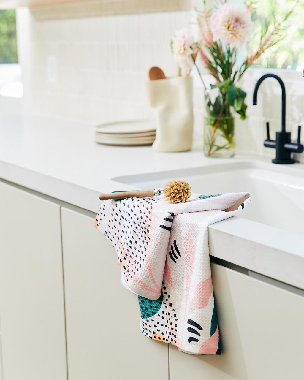 Moths, Bats, Oh My! Geometry Tea Towel