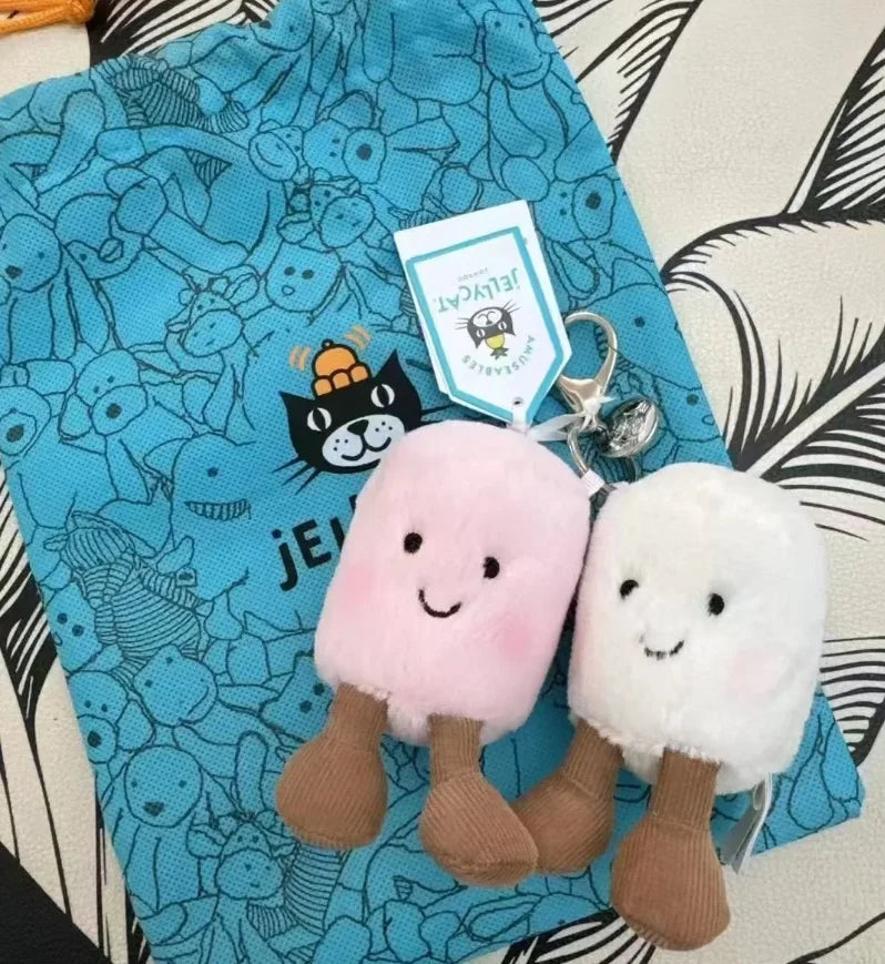New UK Limited Edition Tea Bag Marshmallows Cartoon Doll Cat Interactive Toy Pet Girl Gift Graduation Season Gift Keychain