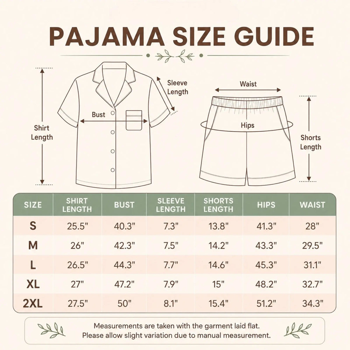 Pumpkin Spice Sleep Sets | 2-Piece Pajama Set