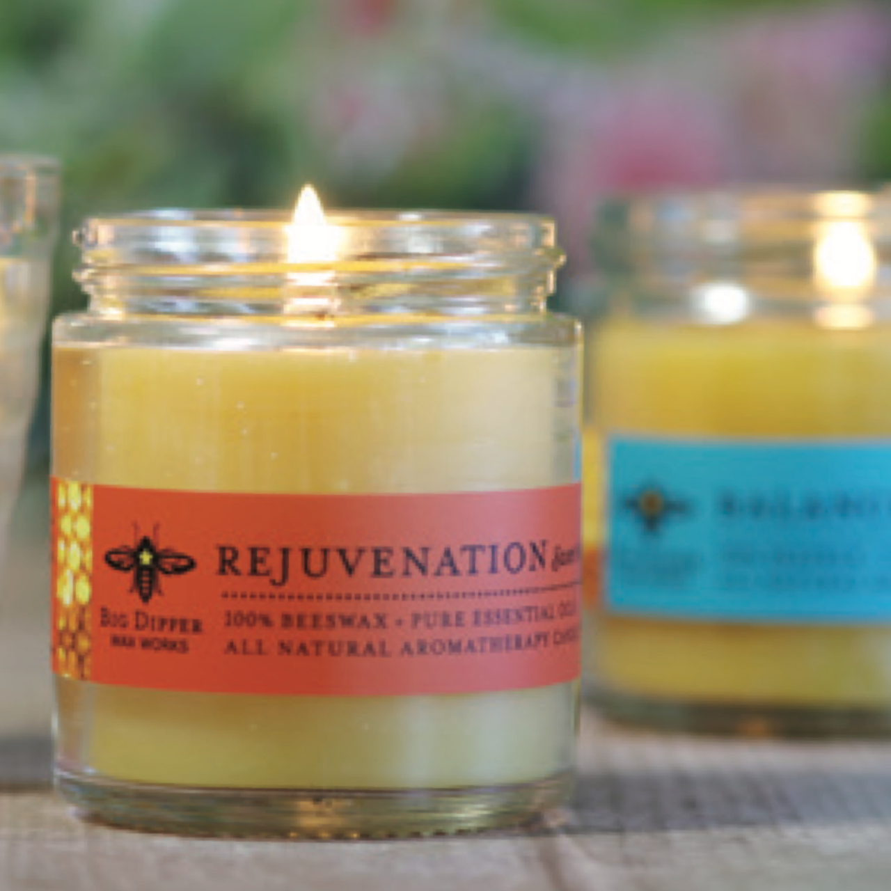 Beeswax Aromatherapy Apothecary Glasses