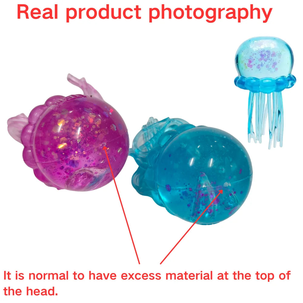 Schylling Nice Cube Series & Jellyfish Sensory Fidget Toy Soft Squishy Squeeze Stress Relief Blind Box for Daily Relax