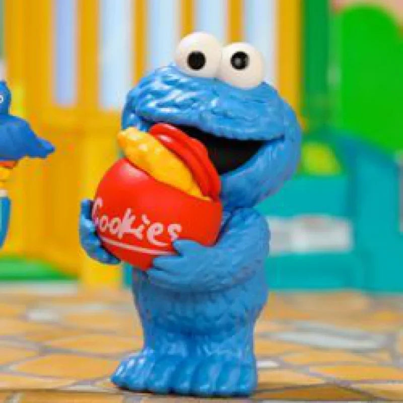 POP MART Sesame Street Basics Genuine Blind Box Mystery Box Guess Bag Toys Doll Cute Anime Figure Desktop