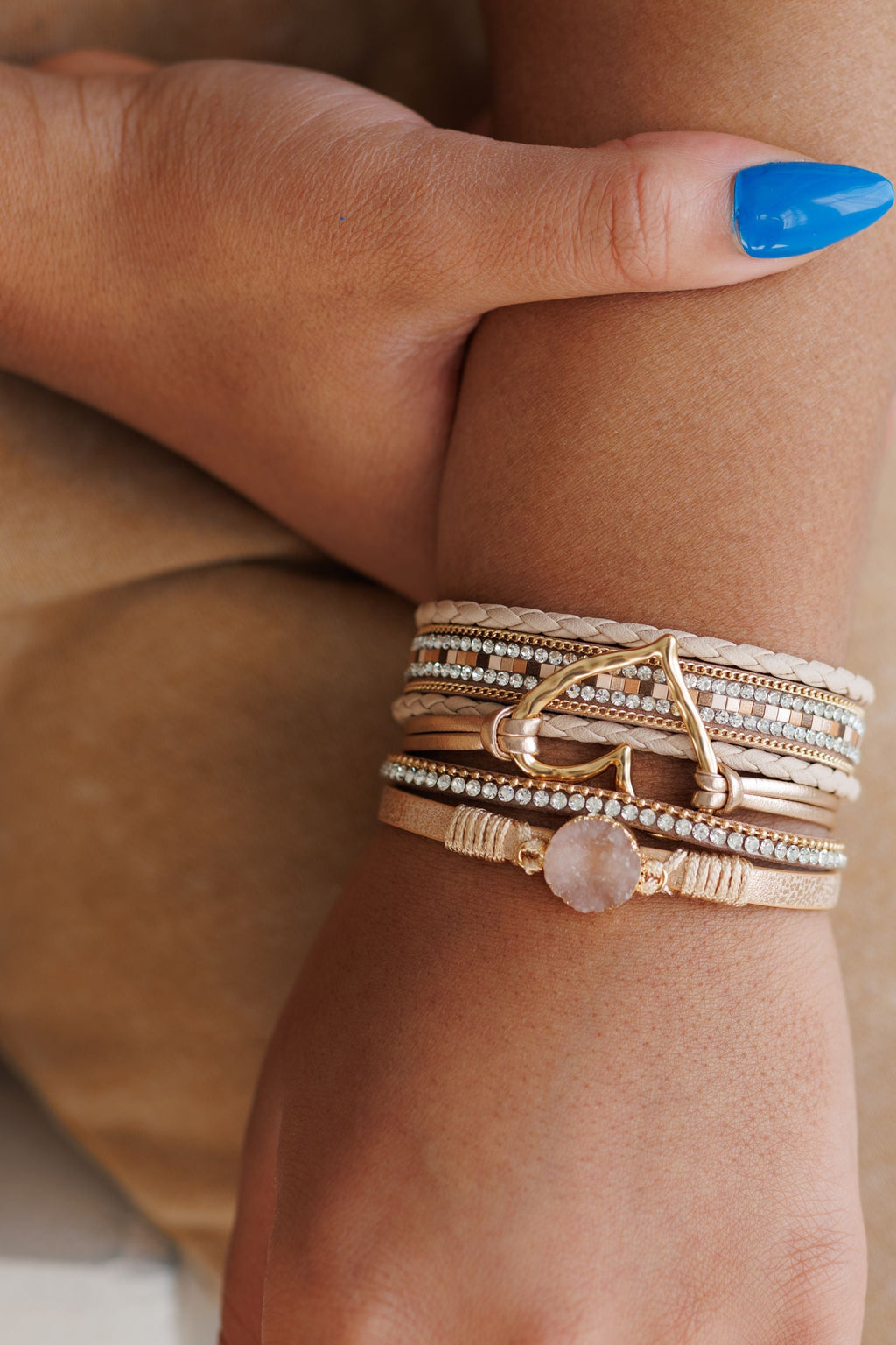 Beautiful Heart Leather Bracelet