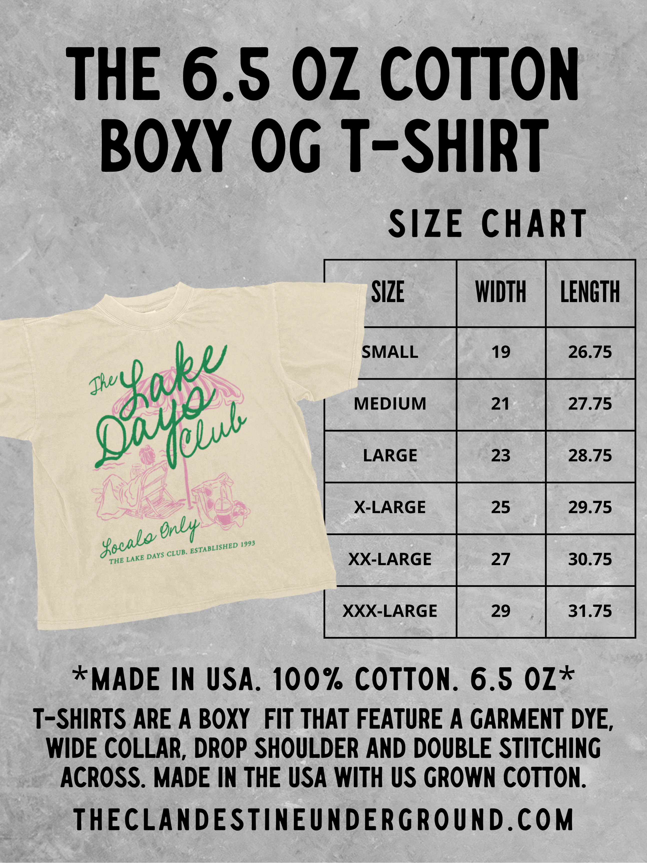 Underground Original Design: Lucky Cowgirl Boxy Cotton TShirt