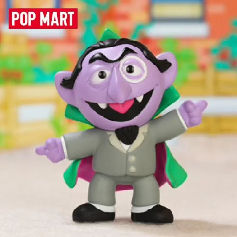 POP MART Sesame Street Basics Genuine Blind Box Mystery Box Guess Bag Toys Doll Cute Anime Figure Desktop