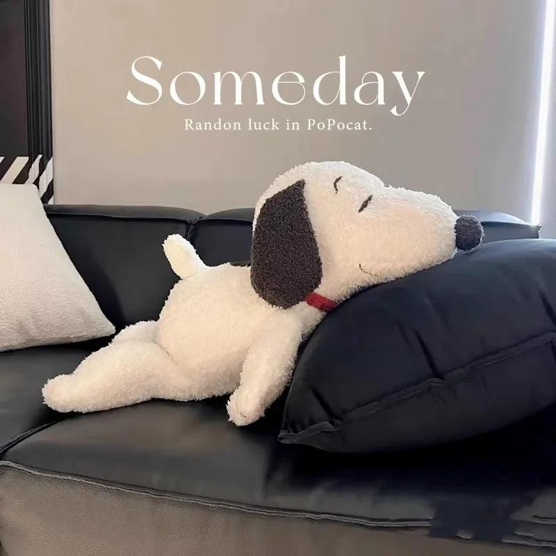 Large Snoopy Plush Toy Comfortable Big Size Puppy Dog Pillow Bed Cushion Fill Doll Xmas Gift