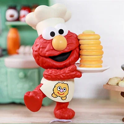 POP MART Sesame Street Party Series Blind Box Toys Kawaii Anime Action Figure Surprise Genuine Original Mystery Box Girls Gift