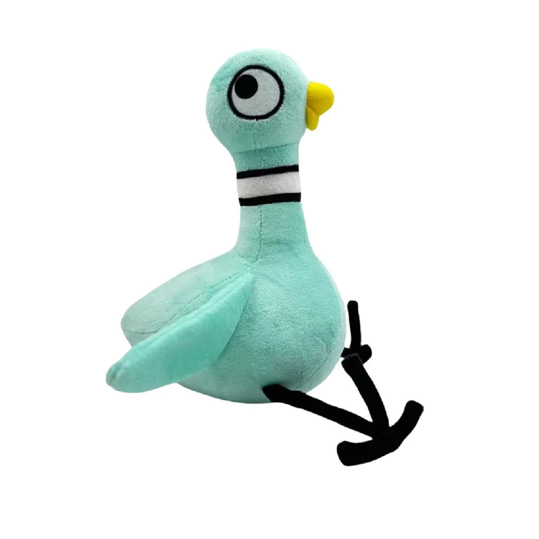 HOT Big Eyed Chicken Blue Pigeon Kawaii Plush Toys Anime Cartoon&Cute Plush Doll Throw Pillow Birthday Gift for Kids Friends Boy