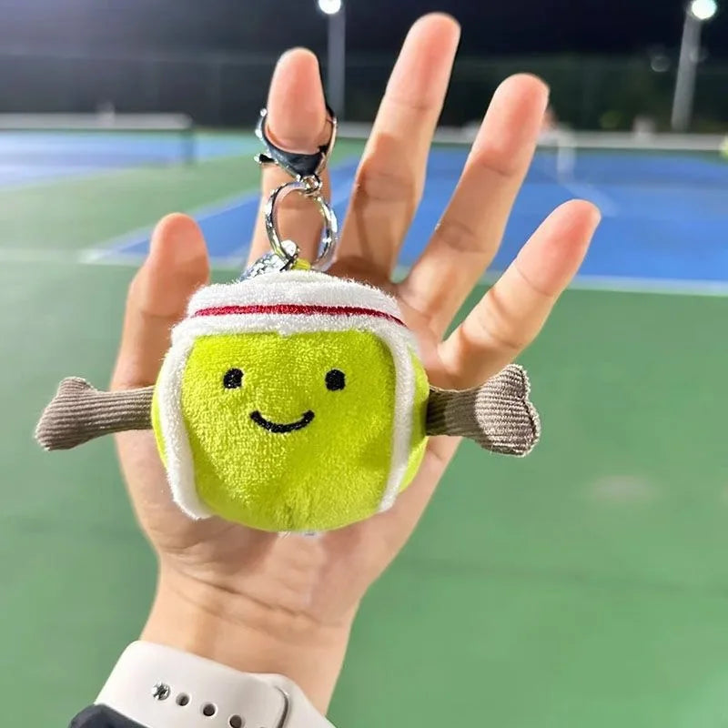 High quality cotton candy plush keychain, sky dragon, croissant toy JC bag charm cake little bear plush keychain decoration gift