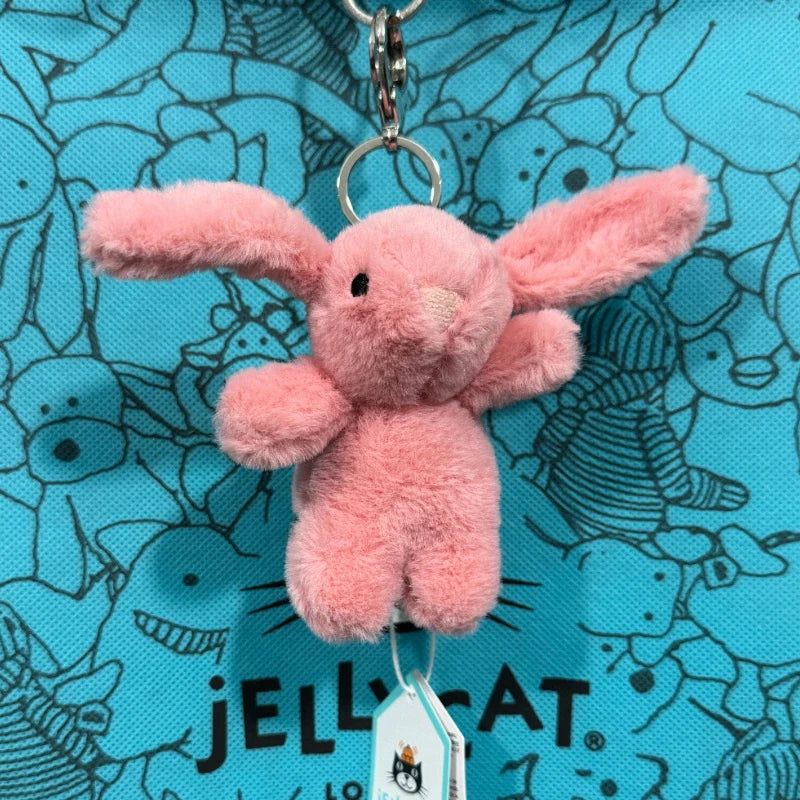 Hot-selling UK limited edition tea bag marshmallow cartoon cat plush interactive toy pet girl gift graduation seasongiftkeychain