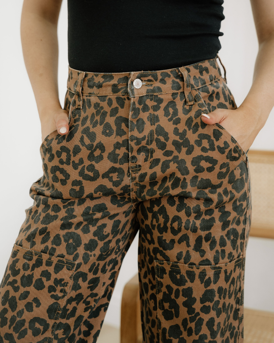 Meadow Leopard Print Jeans