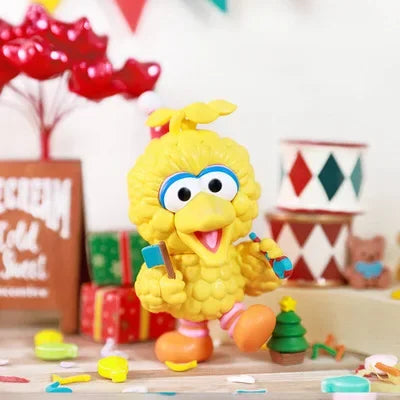 POP MART Sesame Street Party Series Blind Box Toys Kawaii Anime Action Figure Surprise Genuine Original Mystery Box Girls Gift
