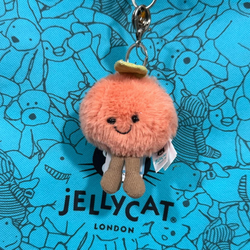 Hot-selling UK limited edition tea bag marshmallow cartoon cat plush interactive toy pet girl gift graduation seasongiftkeychain