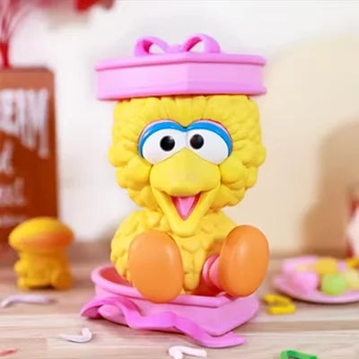 POP MART Sesame Street Party Series Blind Box Toys Kawaii Anime Action Figure Surprise Genuine Original Mystery Box Girls Gift