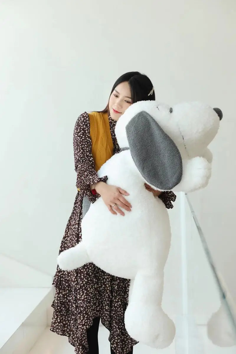 Large Snoopy Plush Toy Comfortable Big Size Puppy Dog Pillow Bed Cushion Fill Doll Xmas Gift