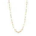Paperclip Necklace - 18k Gold Plated