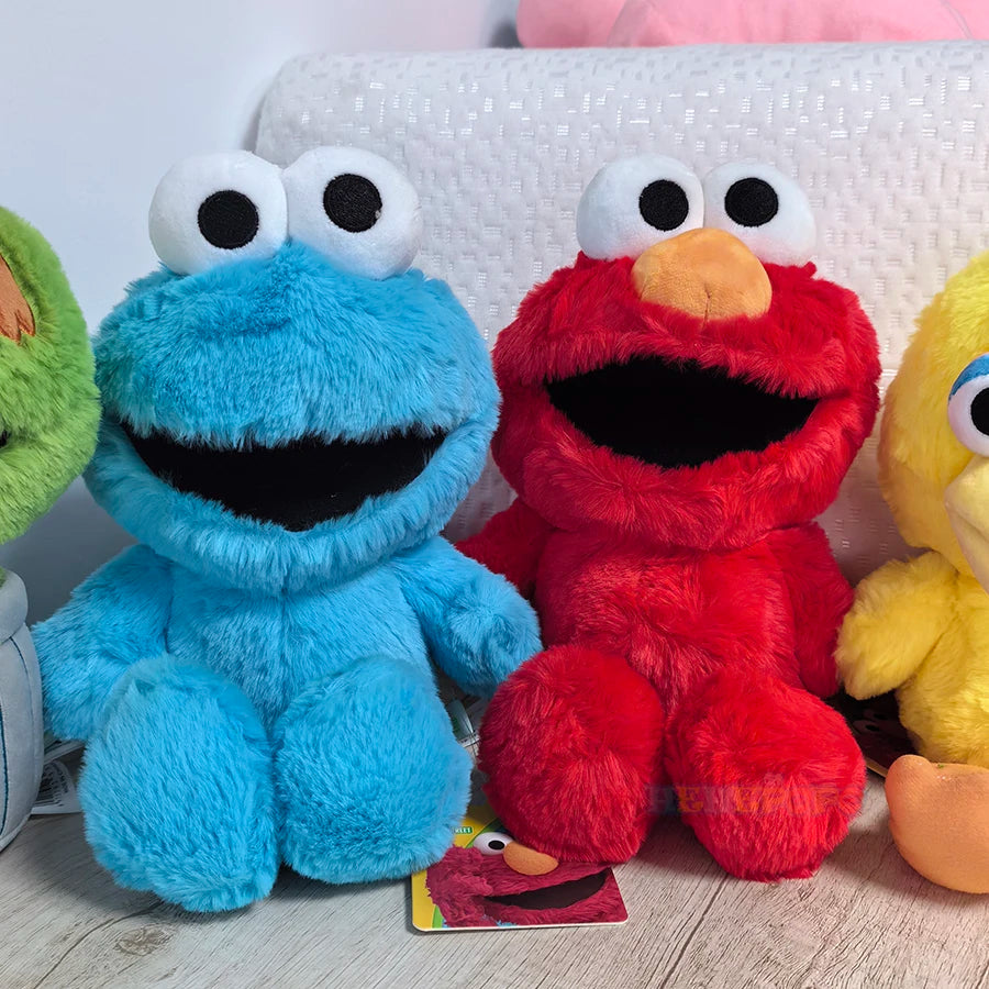 20cm Classic Sesame Street Plush Toy Stuffed Toy Big Bird Elmo Cookie Monster Oscar Official Licensed Soft Doll Lovely Gift
