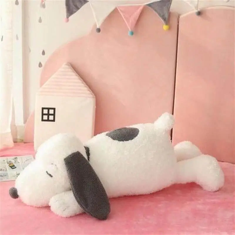 Snoopy Plush Sofa Decoration Kawaikatong Snoopy Doll Pillow Sleeping On The Bed Dog Plush Doll Pillow Gift for Women
