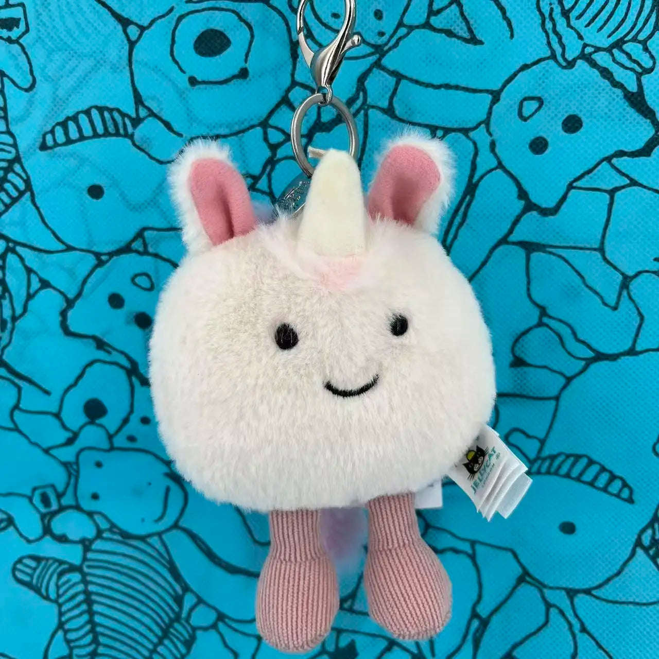 New UK Limited Edition Tea Bag Marshmallows Cartoon Doll Cat Interactive Toy Pet Girl Gift Graduation Season Gift Keychain
