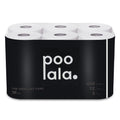 POOLALA 100% Organic Bamboo Toilet Paper Rolls - 12 Pack 3 Ply 400 Sheets per Roll - Unscented Soft Bathroom Tissue Toilet Paper Rolls Vegan Tree Free Plastic & Chemical-Free (12 Rolls)