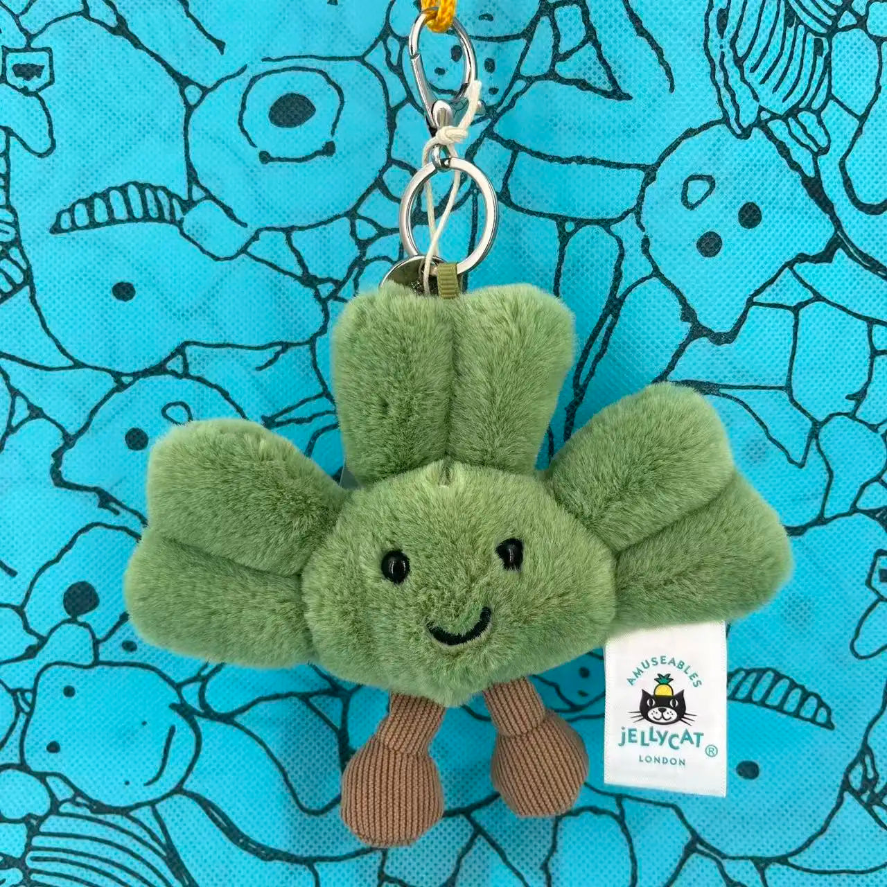 New UK Limited Edition Tea Bag Marshmallows Cartoon Doll Cat Interactive Toy Pet Girl Gift Graduation Season Gift Keychain