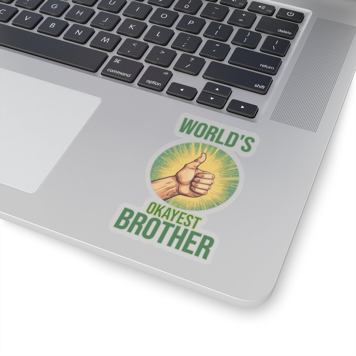 World's Okayest Brother Kiss-Cut Stickers