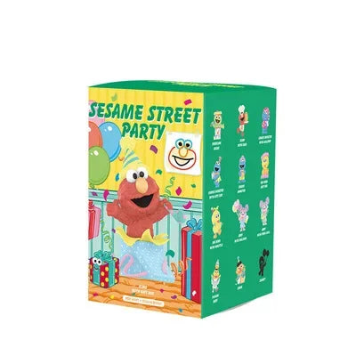 POP MART Sesame Street Party Series Blind Box Toys Kawaii Anime Action Figure Surprise Genuine Original Mystery Box Girls Gift