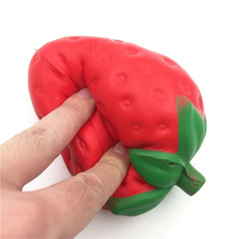 16cm Super Jumbo Strawberry Squishy Slow Rising Antistress Toy Grownups toys stress relief toy stress balls sensory toy